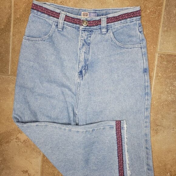 Faded Glory Felicia Floods Denim Capri 100% Cotton - Picture 4 of 9